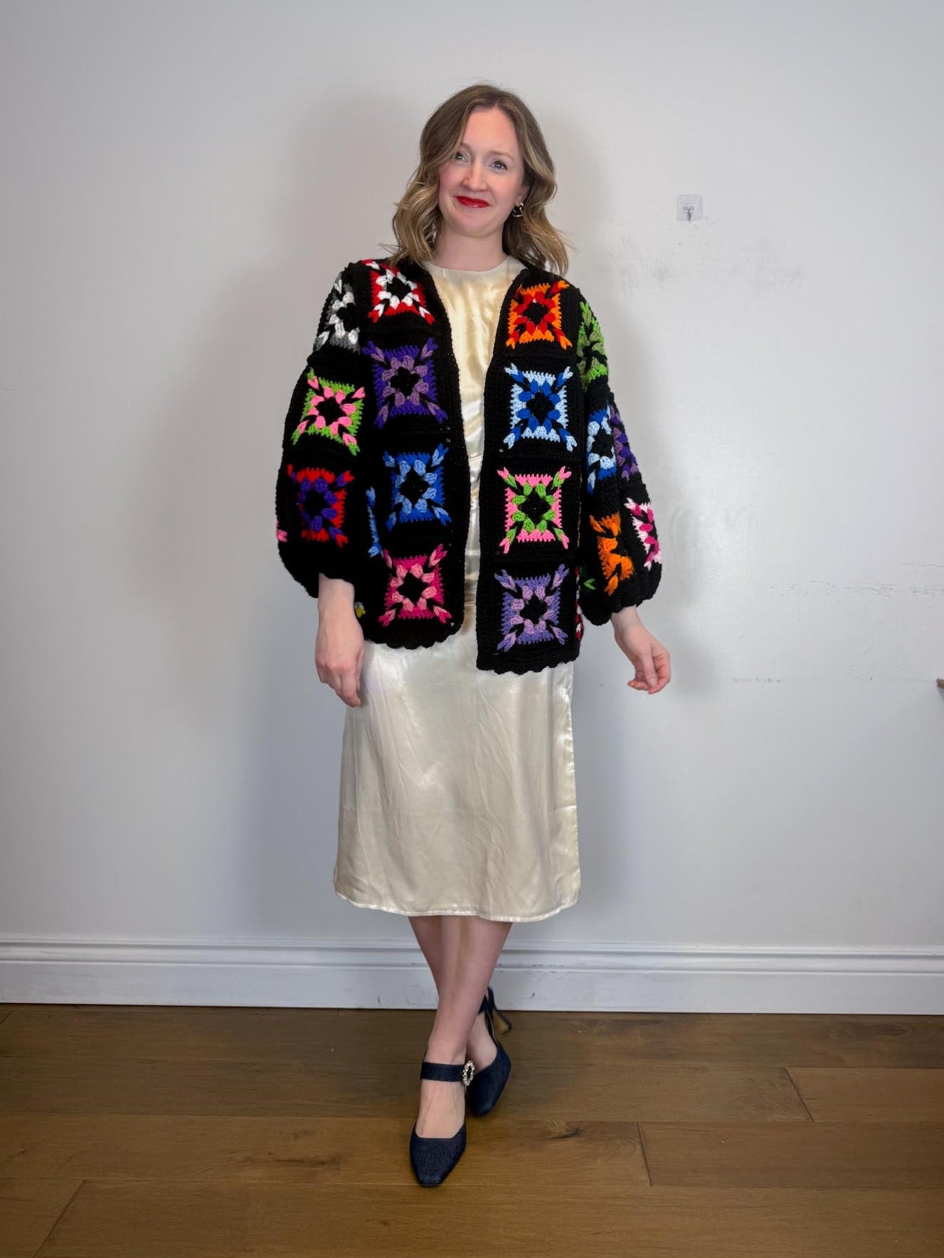 Forever Emily Whenever Sustainable Vintage Quilt Sweater (Size M-XL)