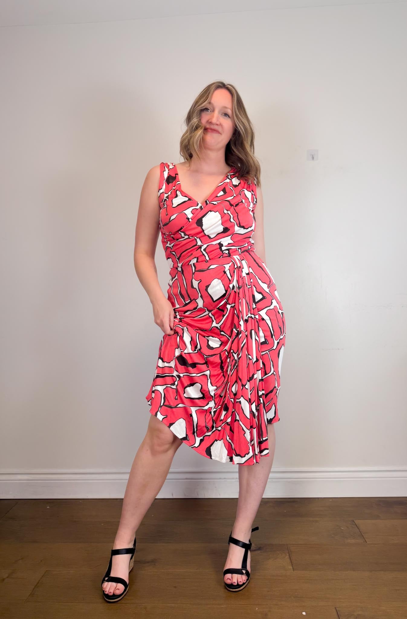Escada Wrap Style Dress (Size M/L)