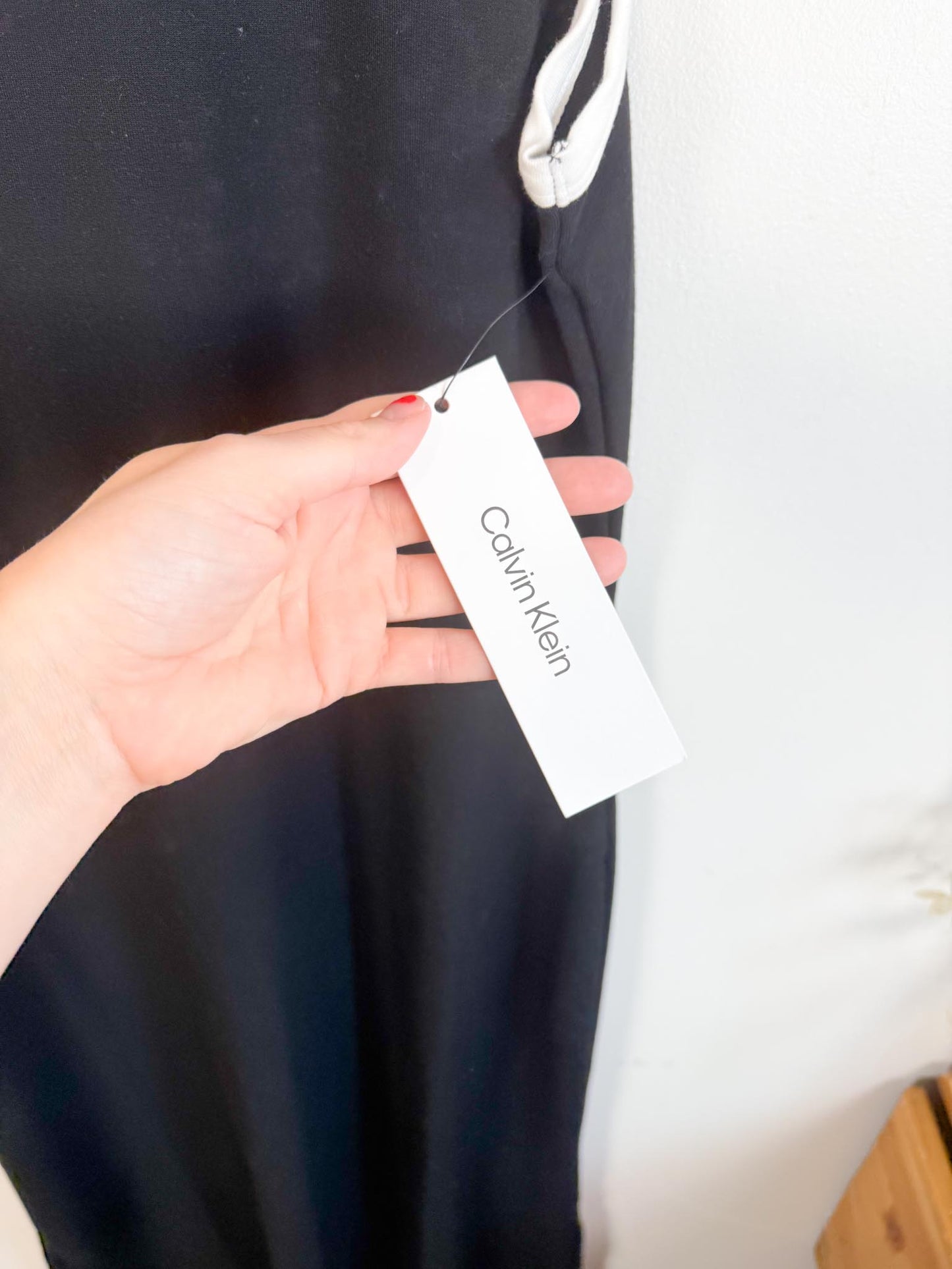 Calvin Klein Black Sleeveless Dress NWT (Size M)