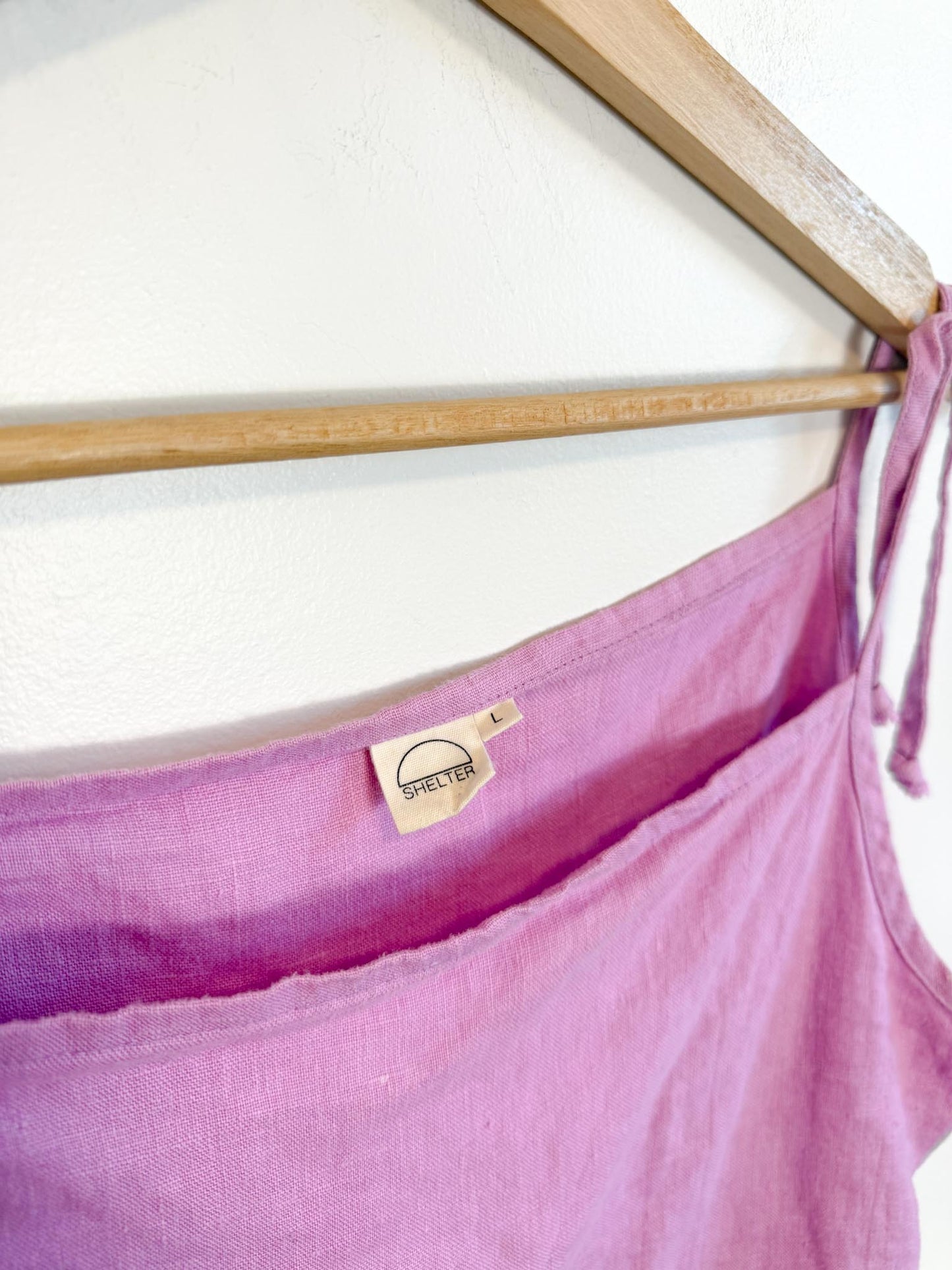 Shelter Slow Fashion "Kai Linen Tank in Lilac" (Size L)