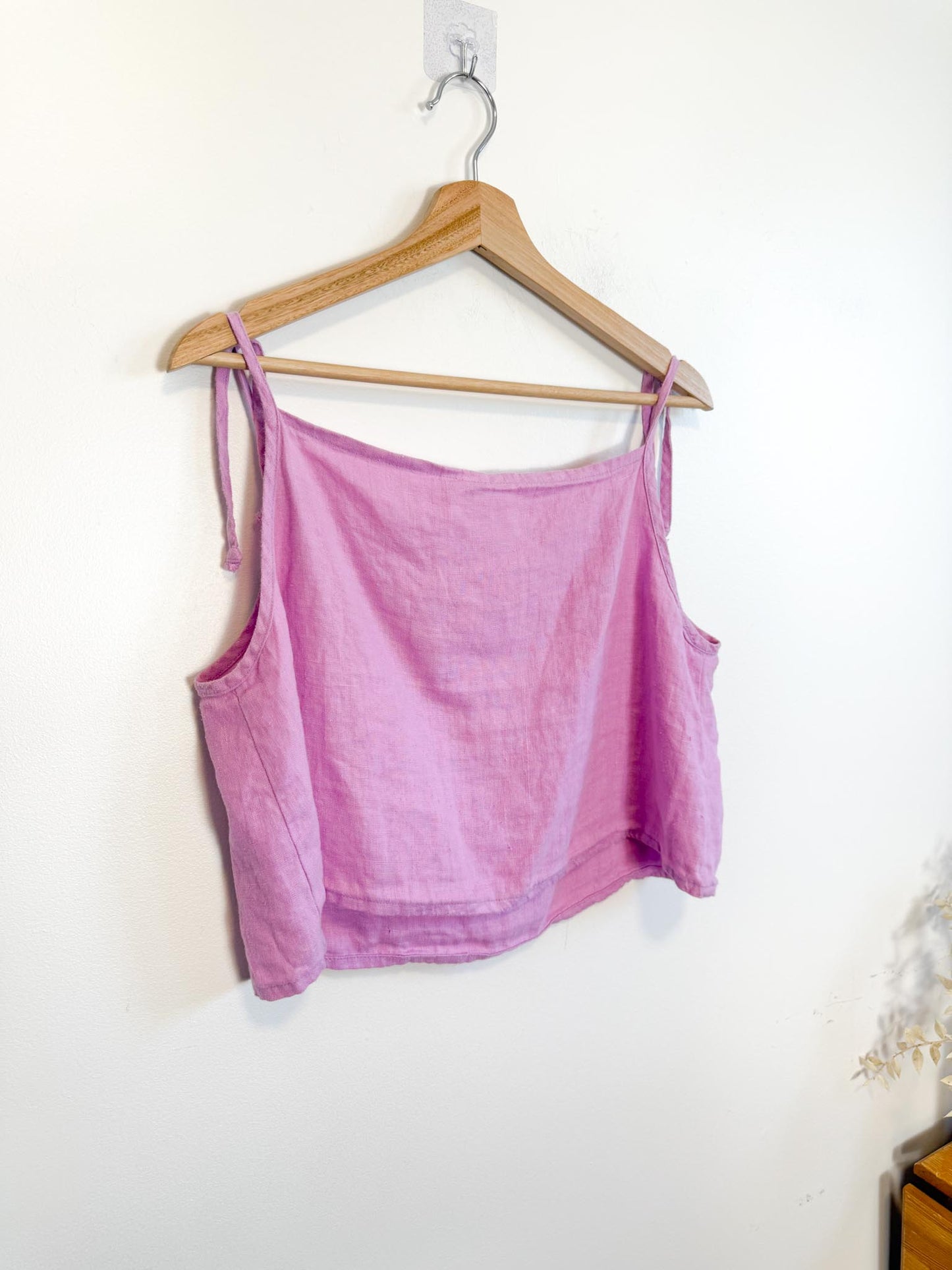 Shelter Slow Fashion "Kai Linen Tank in Lilac" (Size L)