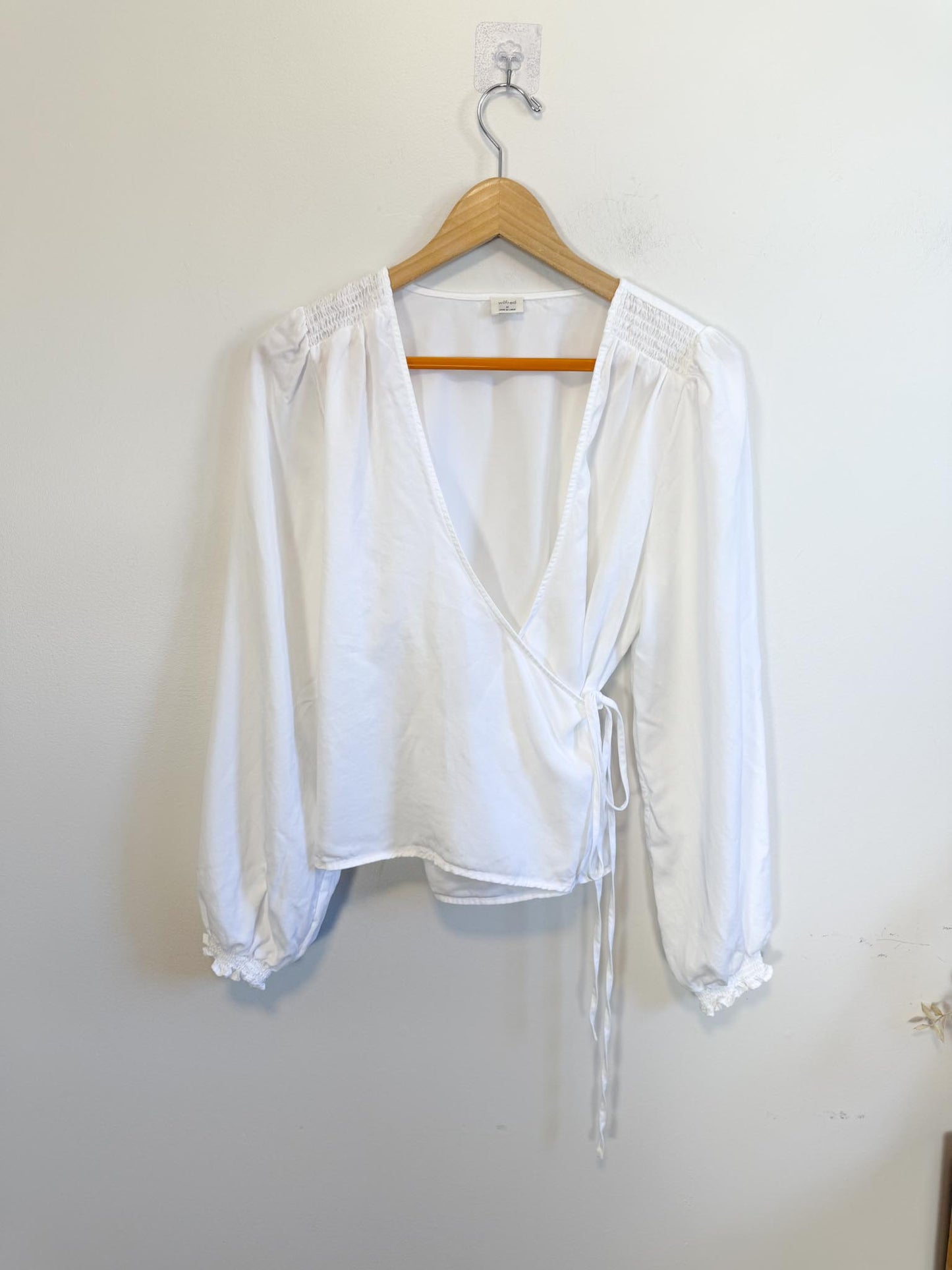 Wilfred "Gracious Blouse in White" (Size M)