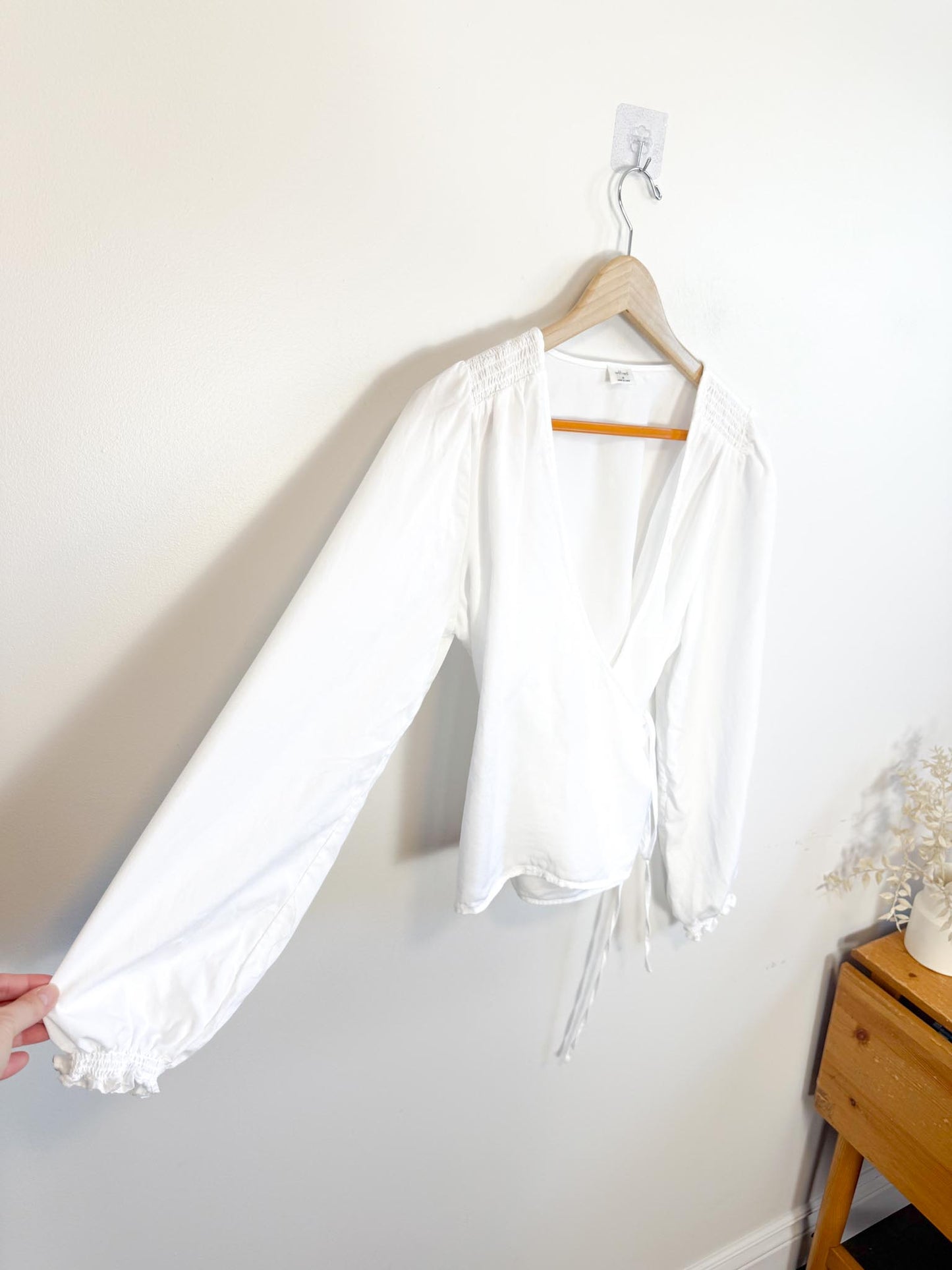 Wilfred "Gracious Blouse in White" (Size M)