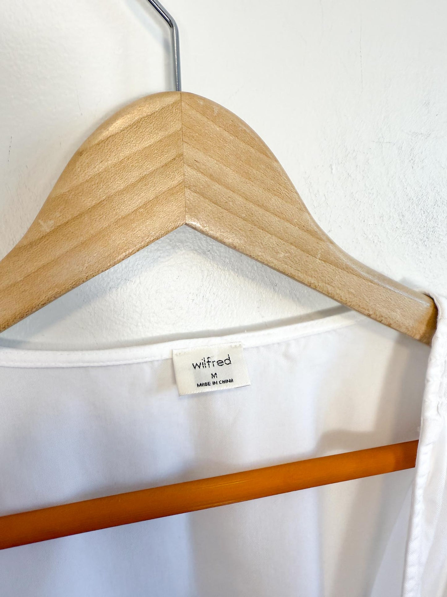 Wilfred "Gracious Blouse in White" (Size M)