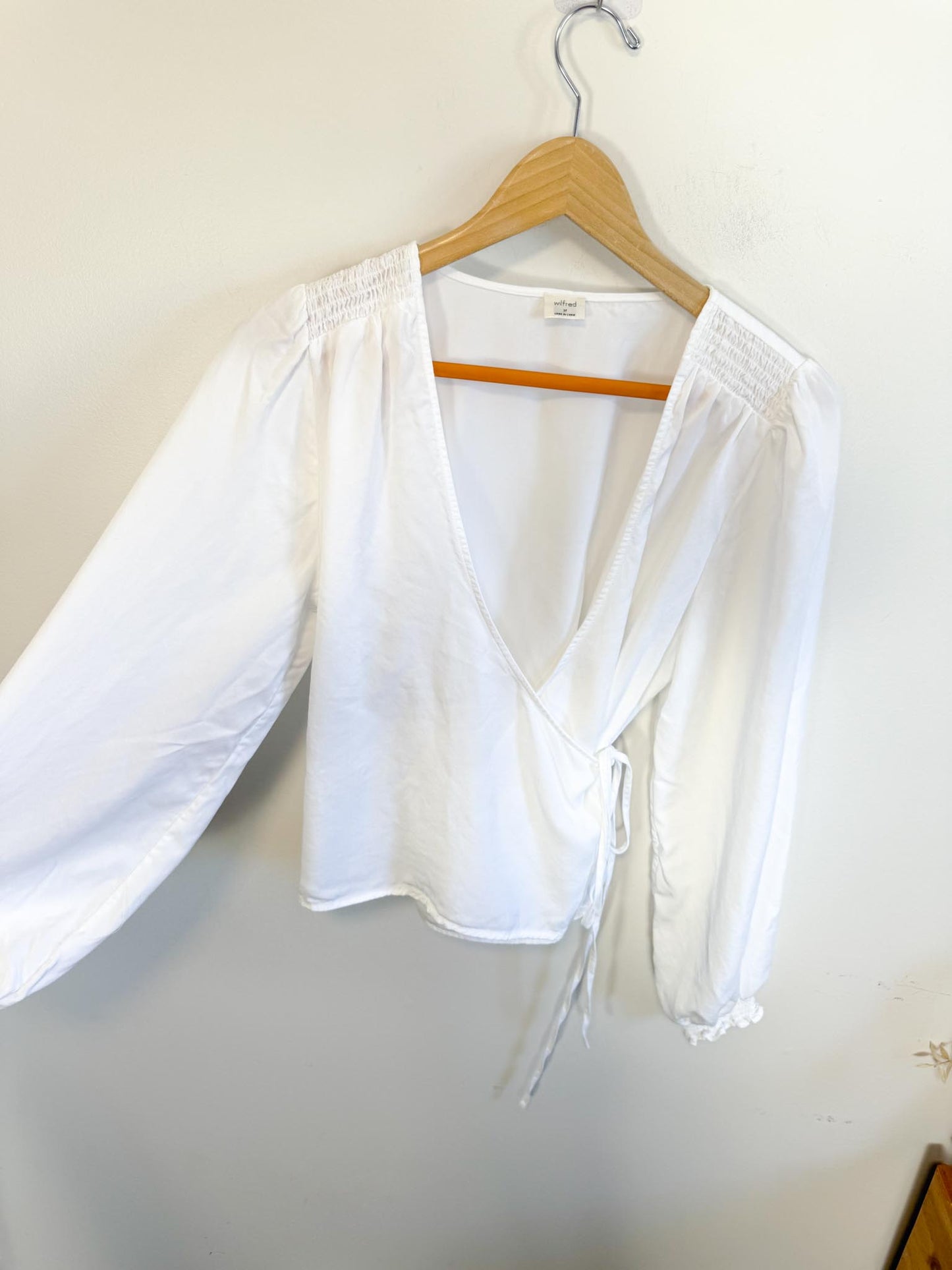 Wilfred "Gracious Blouse in White" (Size M)