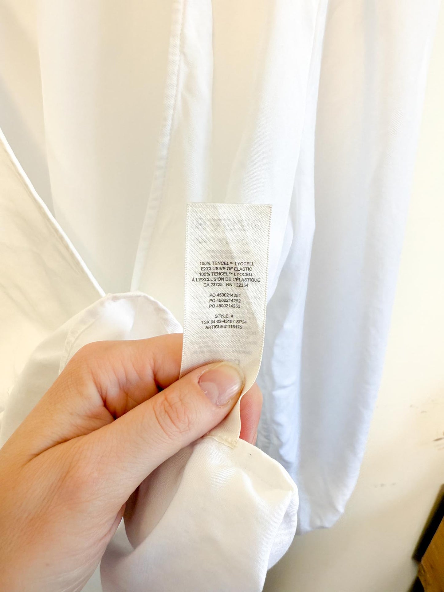 Wilfred "Gracious Blouse in White" (Size M)