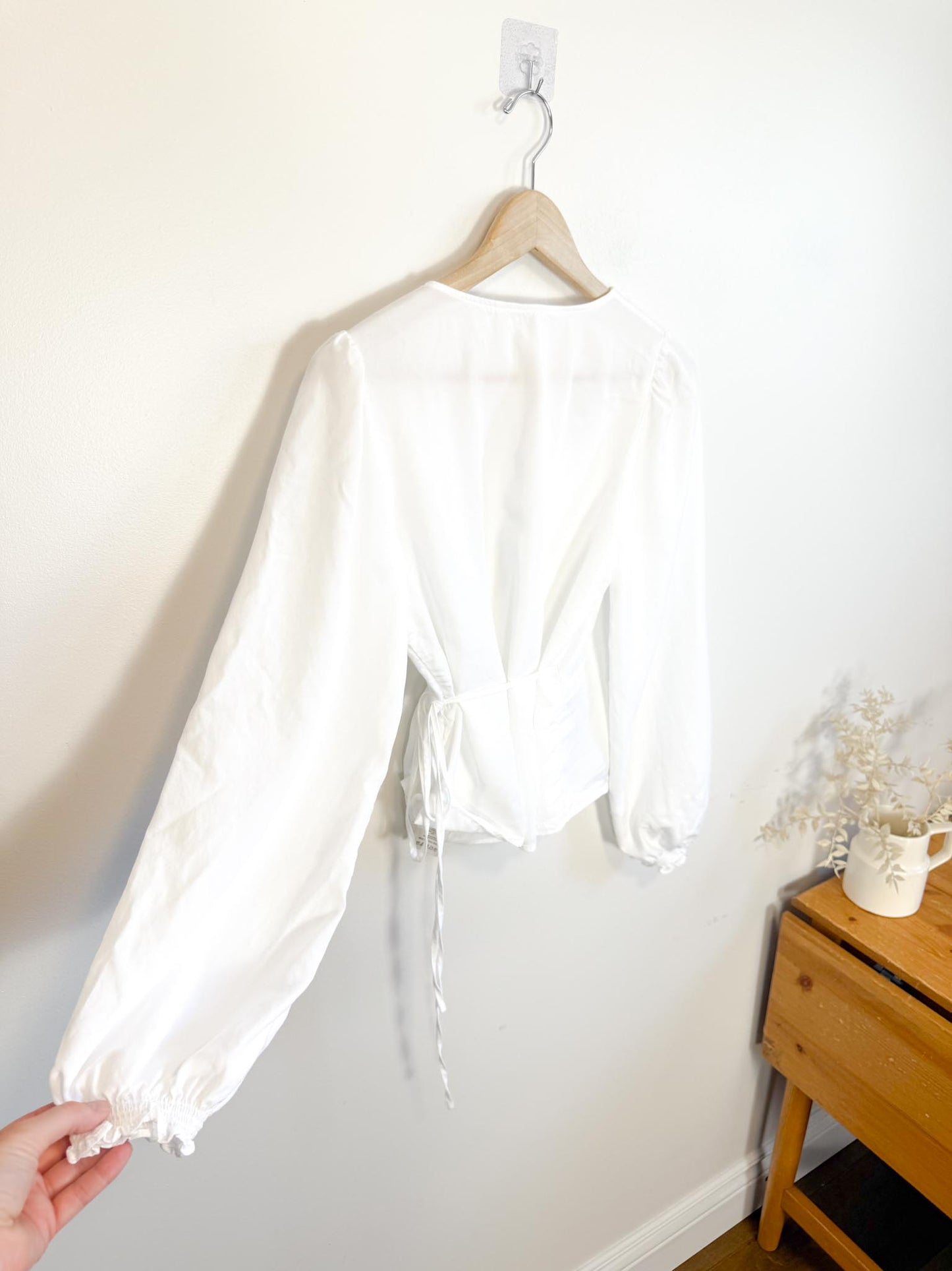 Wilfred "Gracious Blouse in White" (Size M)