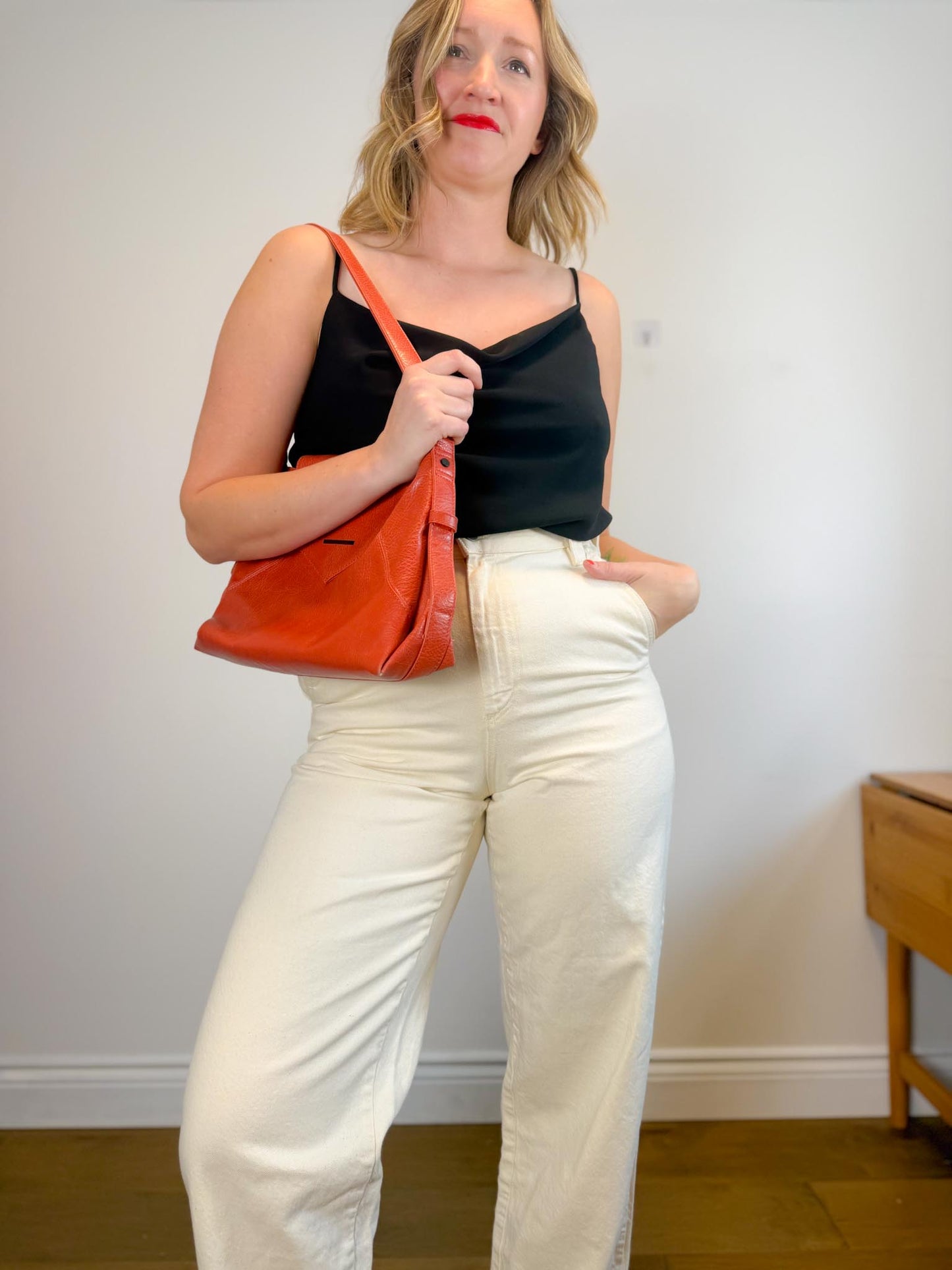 Matt & Nat Vegan Leather Handbag in Red