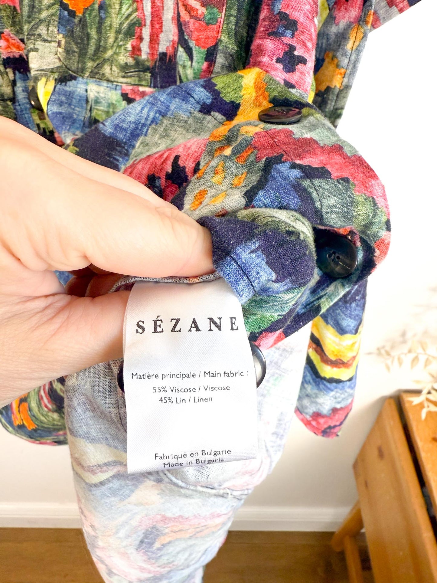 Sezane "Sofia Dress in Floral Print" (Size S-L)