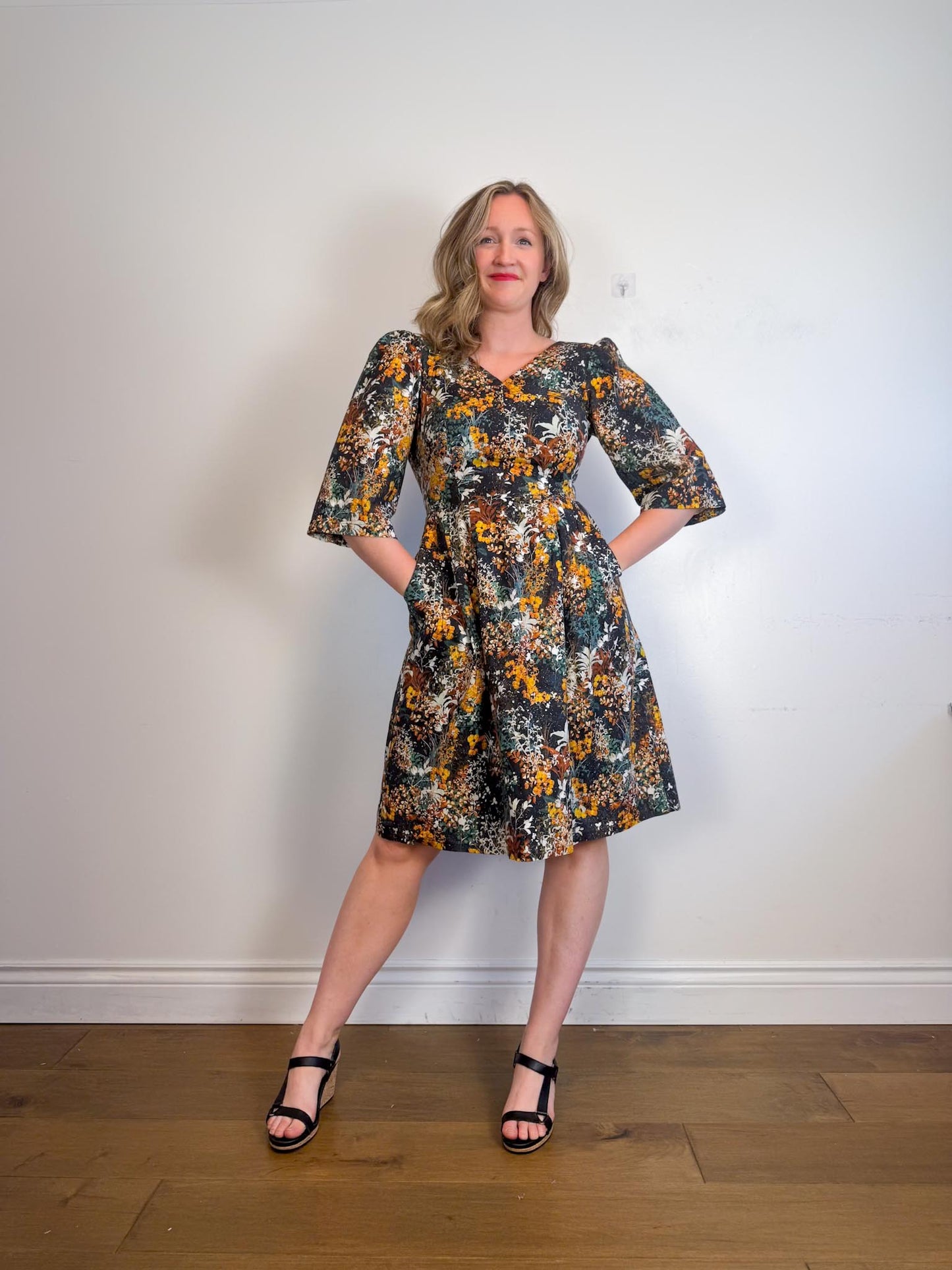 Birds of North America "Chestnut Bunting Dress - Everlasting" (Size M)