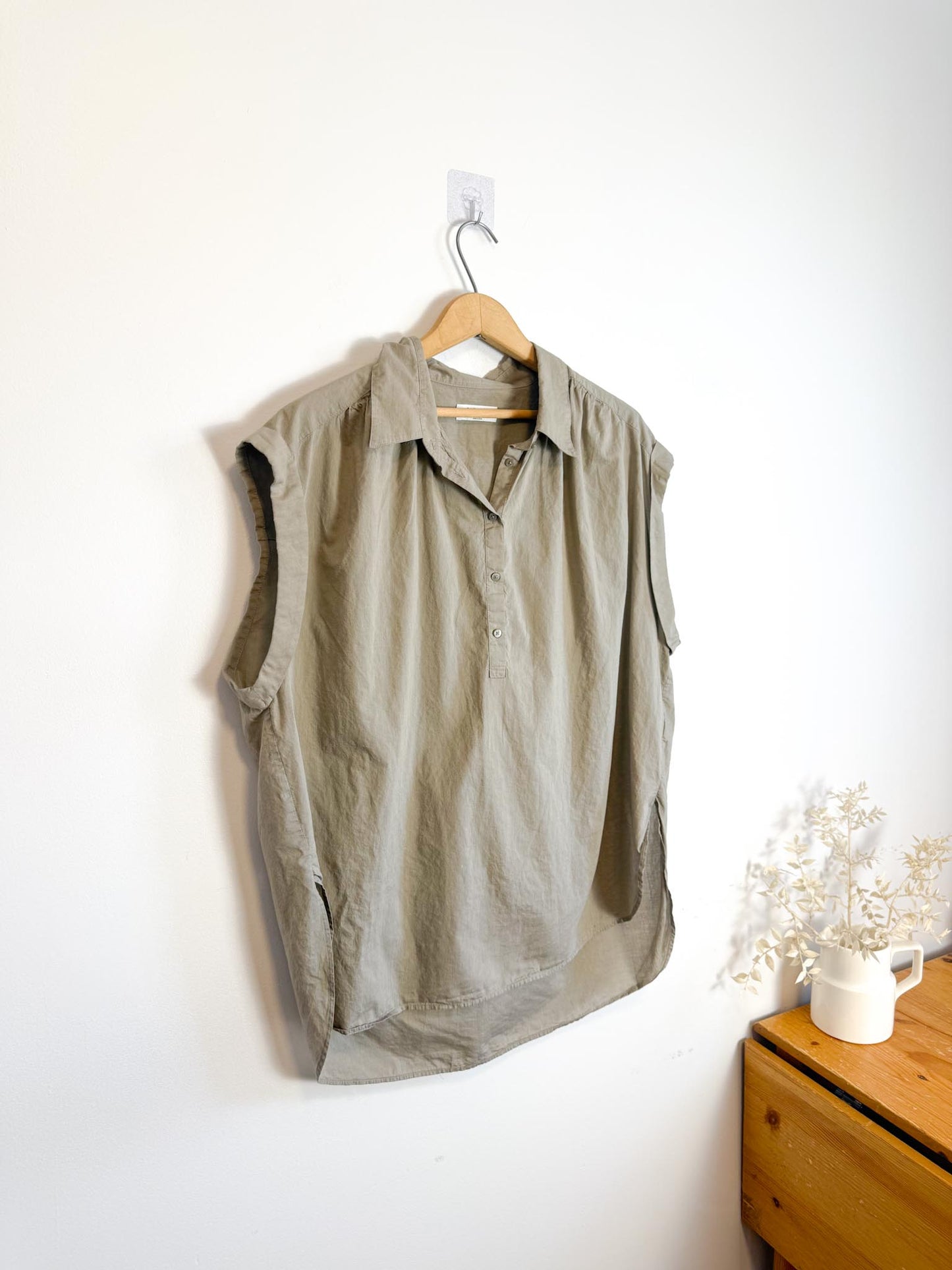 Babaton Tunic Top in Sandy Beige (Size L)