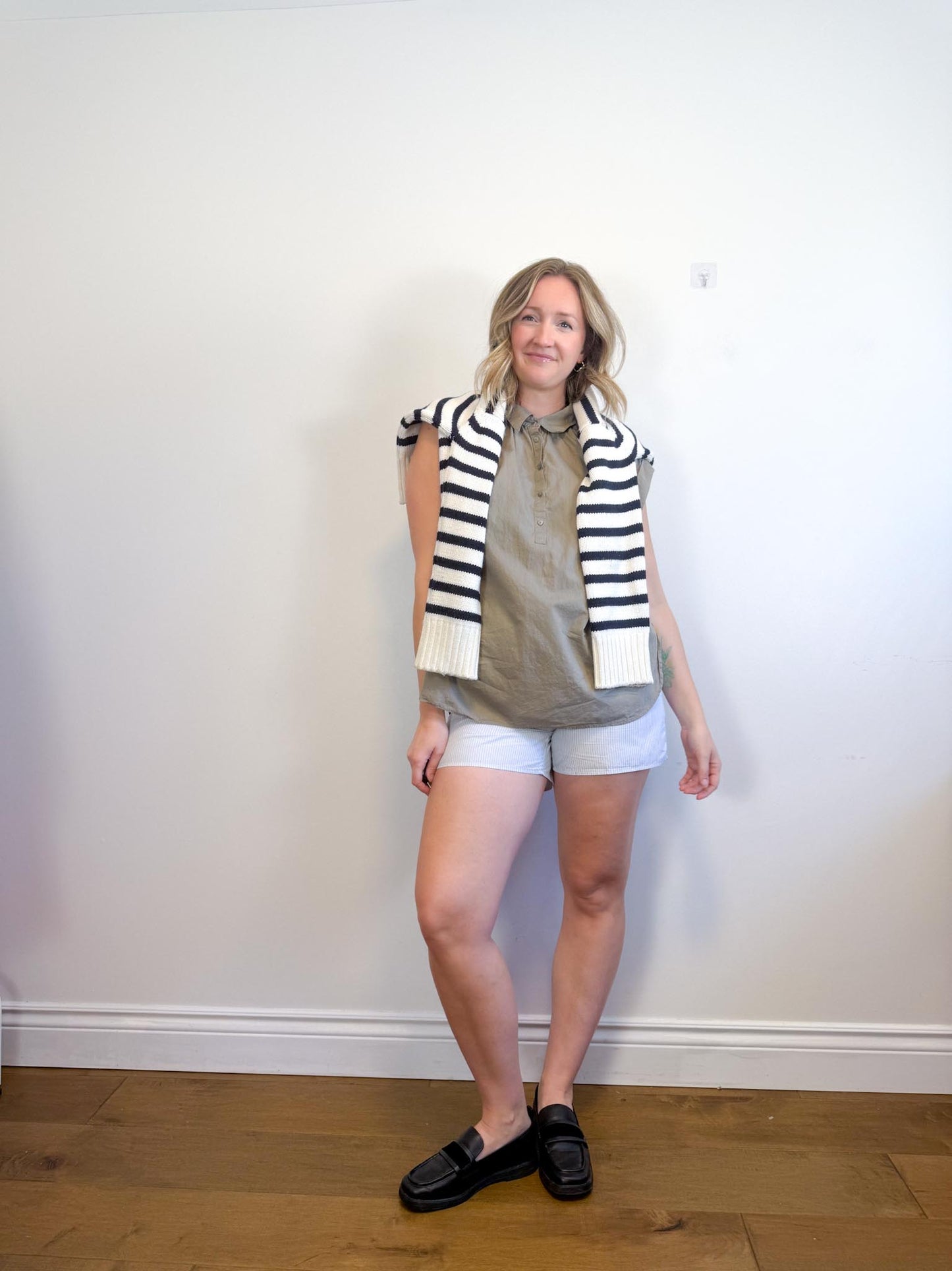 Babaton Striped Cotton Boxer Short (Size M)