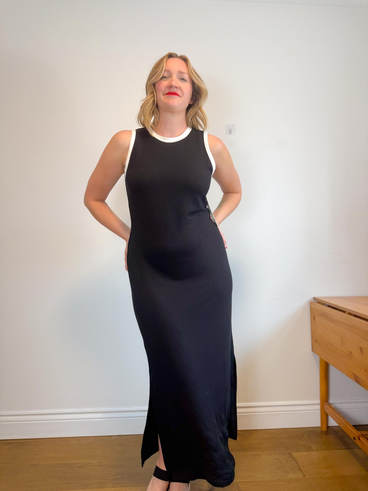 Calvin Klein Black Sleeveless Dress NWT (Size M)