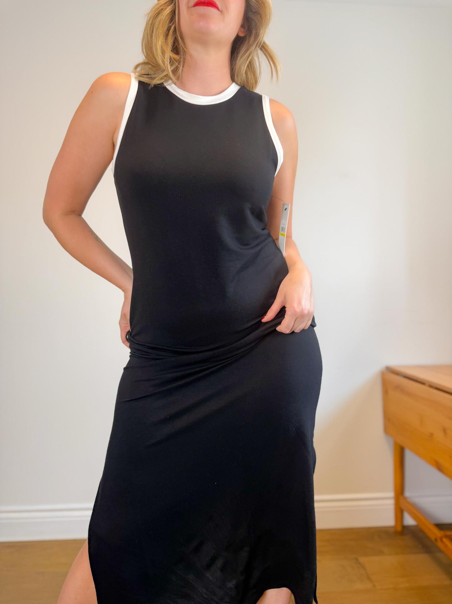 Calvin Klein Black Sleeveless Dress NWT (Size M)