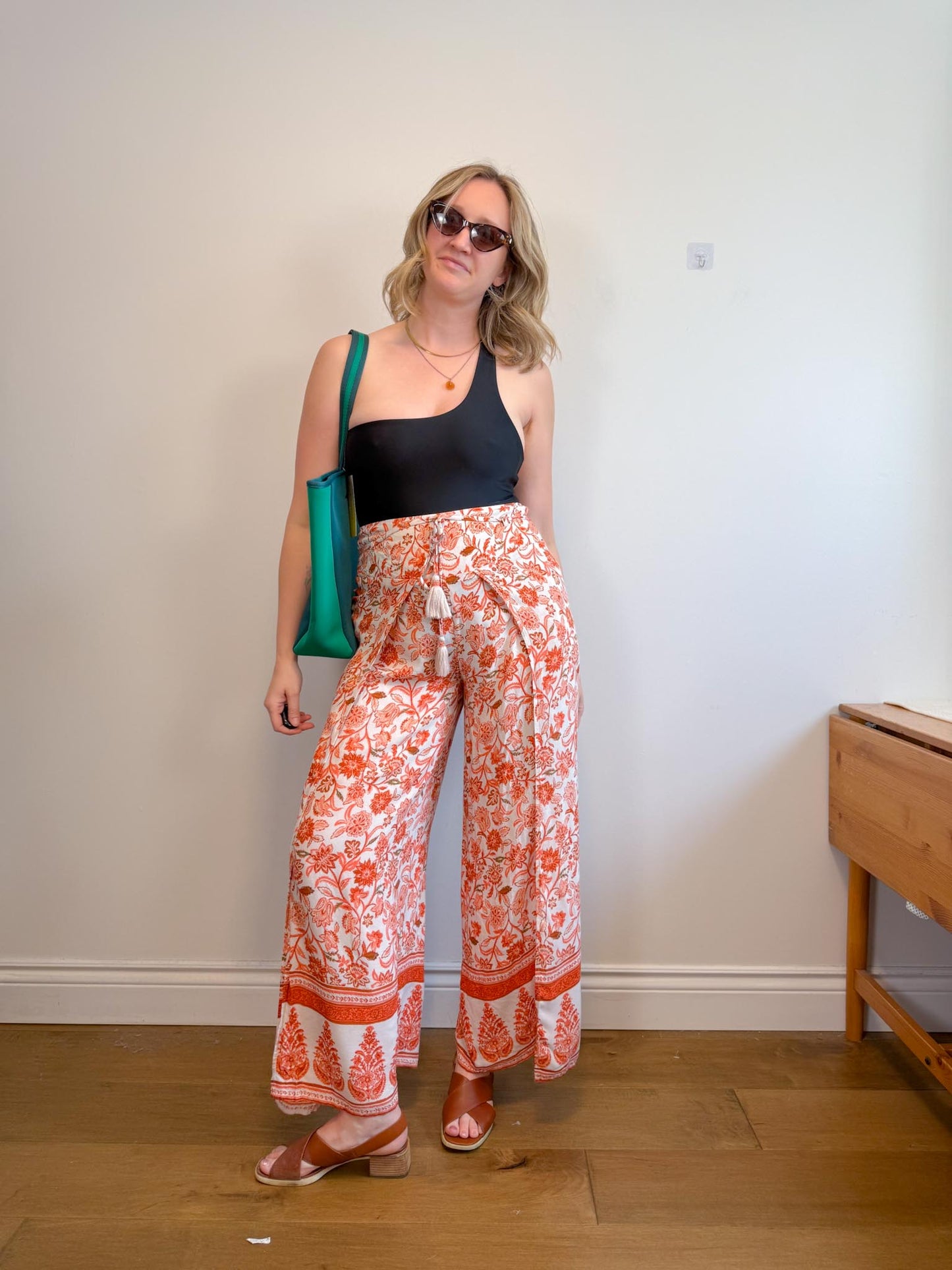 Band of the Free Wide Leg Pants with Slit (Size L)