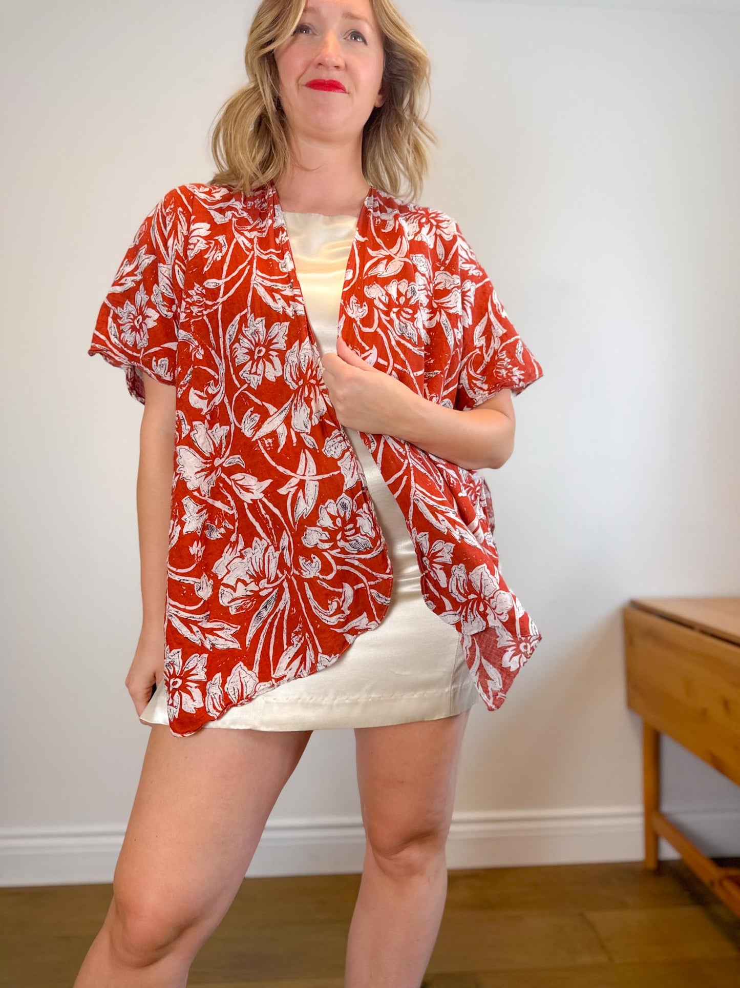 Monday Muse Canadian Floral Duster (One Size)