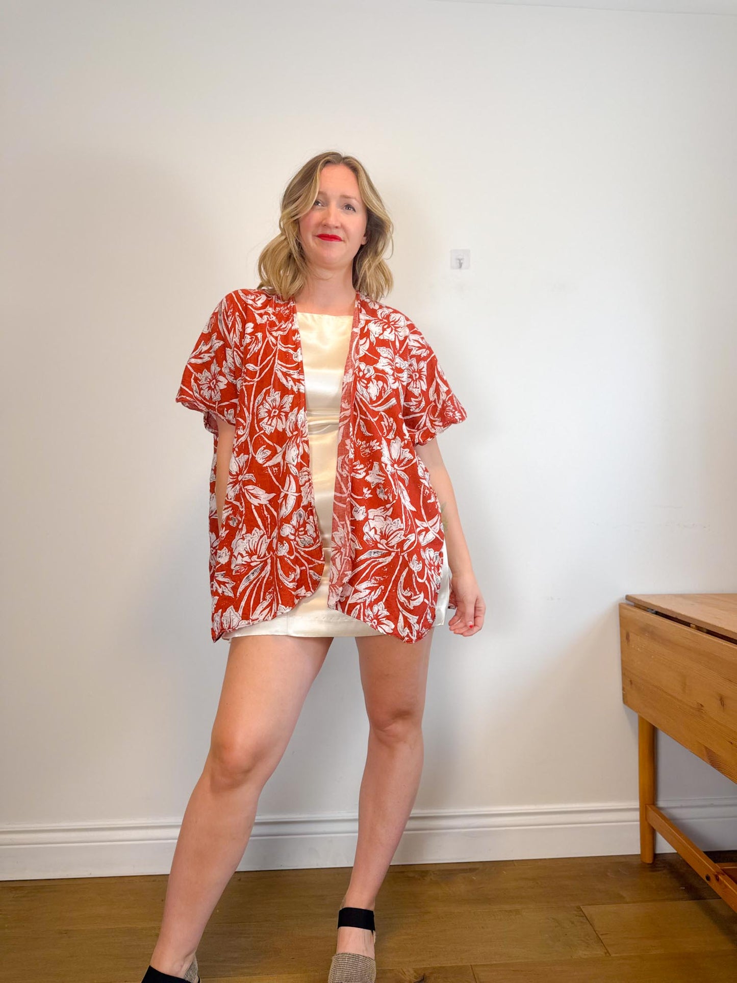 Monday Muse Canadian Floral Duster (One Size)