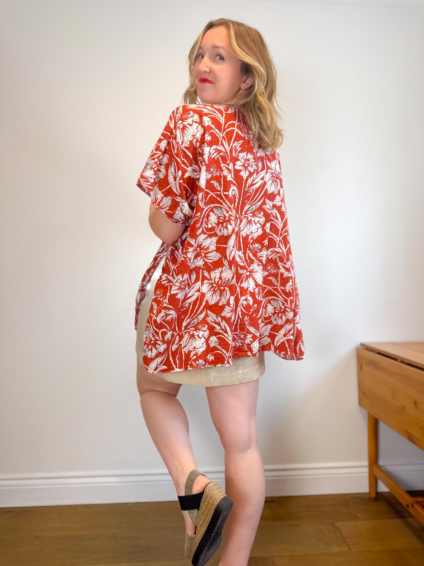 Monday Muse Canadian Floral Duster (One Size)