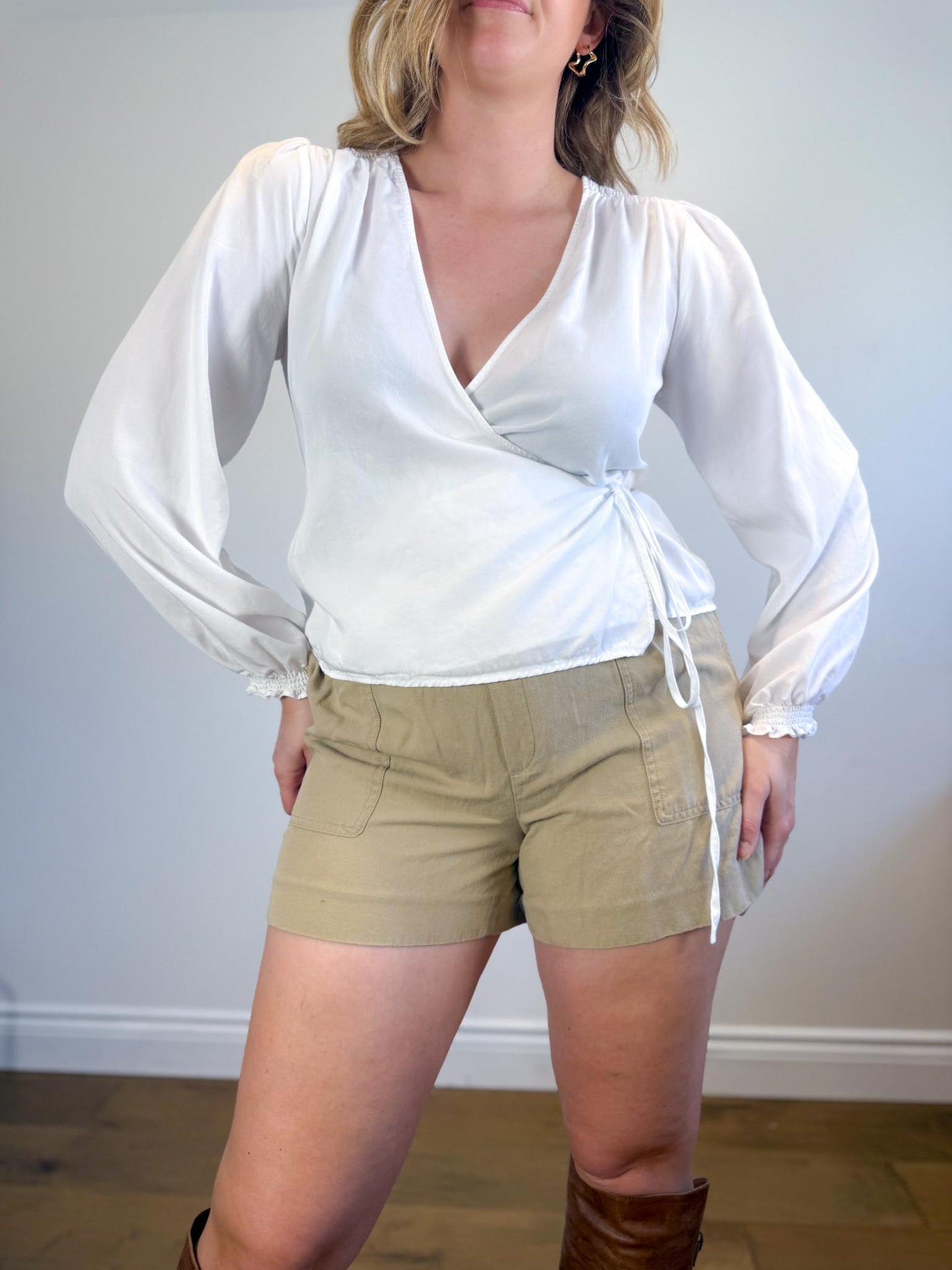 Wilfred "Gracious Blouse in White" (Size M)