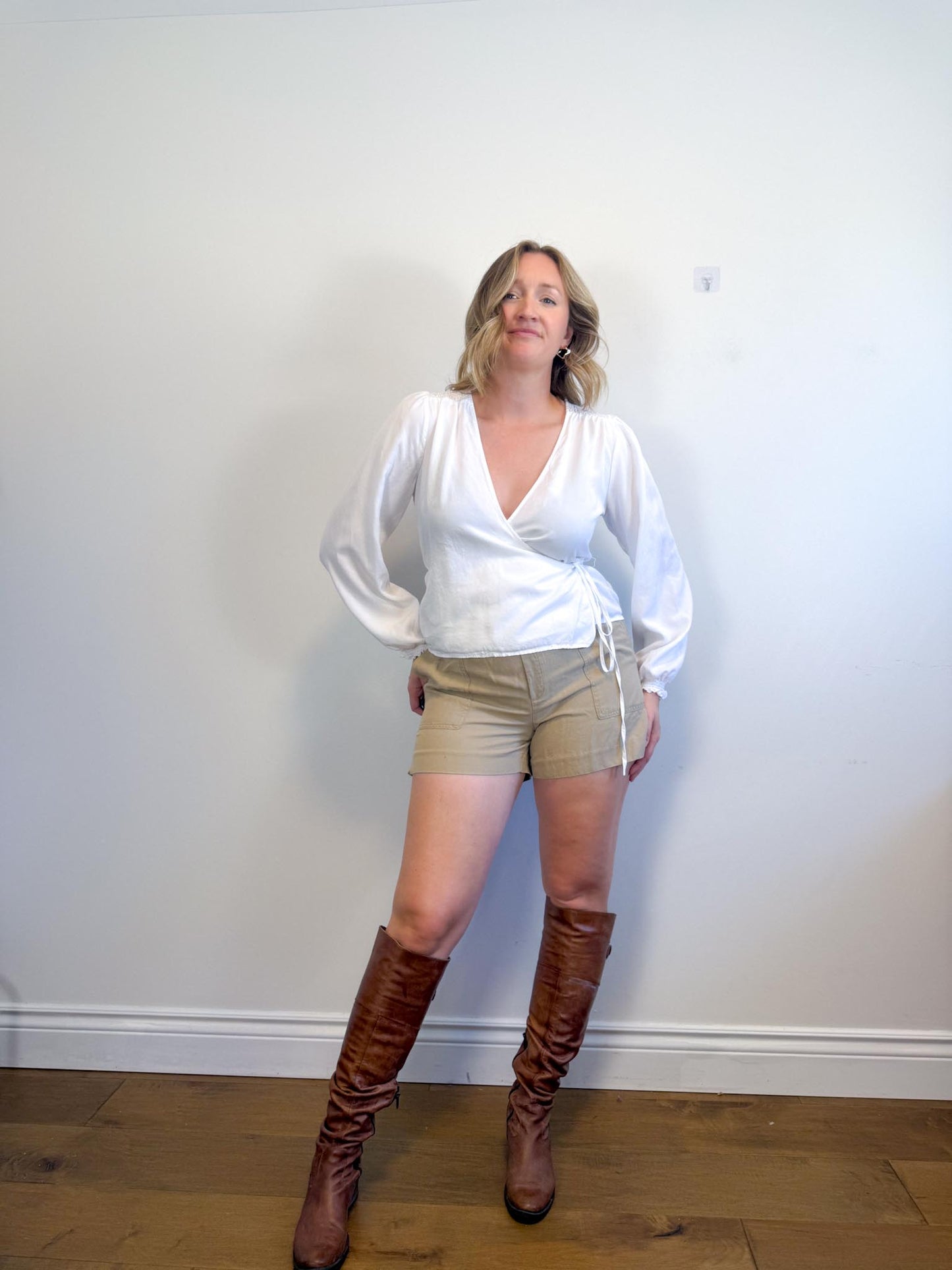 Wilfred "Gracious Blouse in White" (Size M)