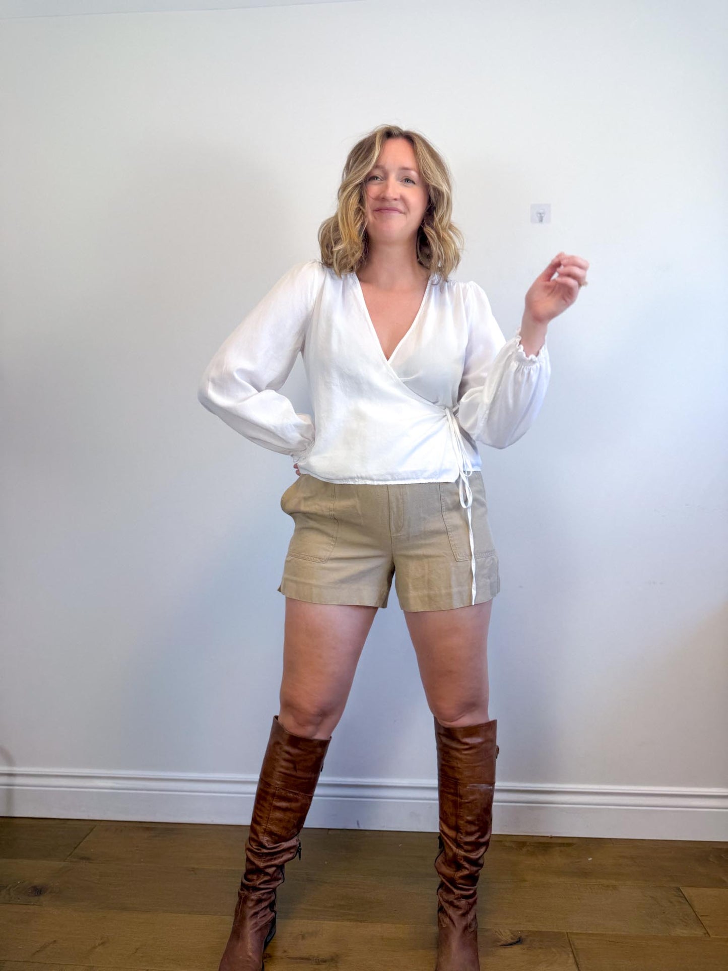 Wilfred "Gracious Blouse in White" (Size M)