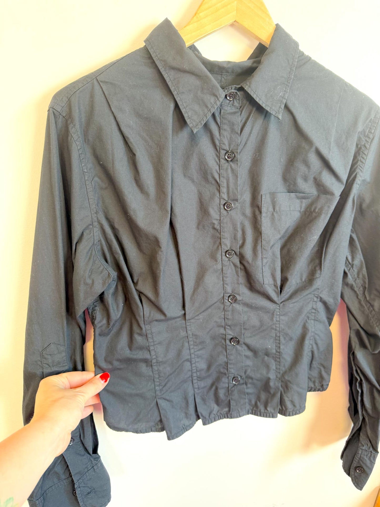 Citizens of Humanity Black Blouse (Size S)
