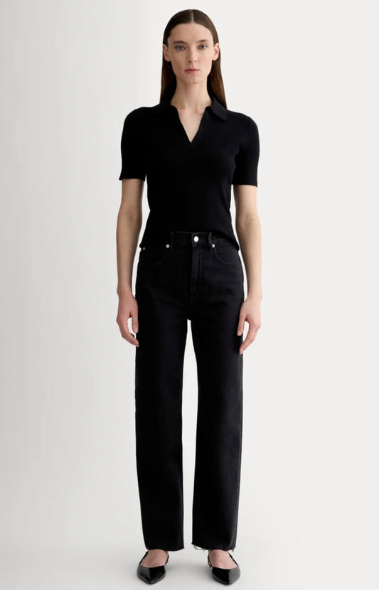 Everlane "The Way High Jean in Black" (Size 28)