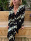 Diane Von Furstenberg Designer Long Sleeve Floral Jumpsuit (Size S)