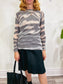 Phillip Lim Designer Grey Wool Sheer Sweater (Size S)