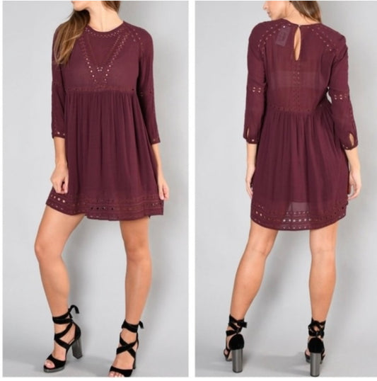 Wilfred "Loisel Dress" in Maroon NWT (Size XS)