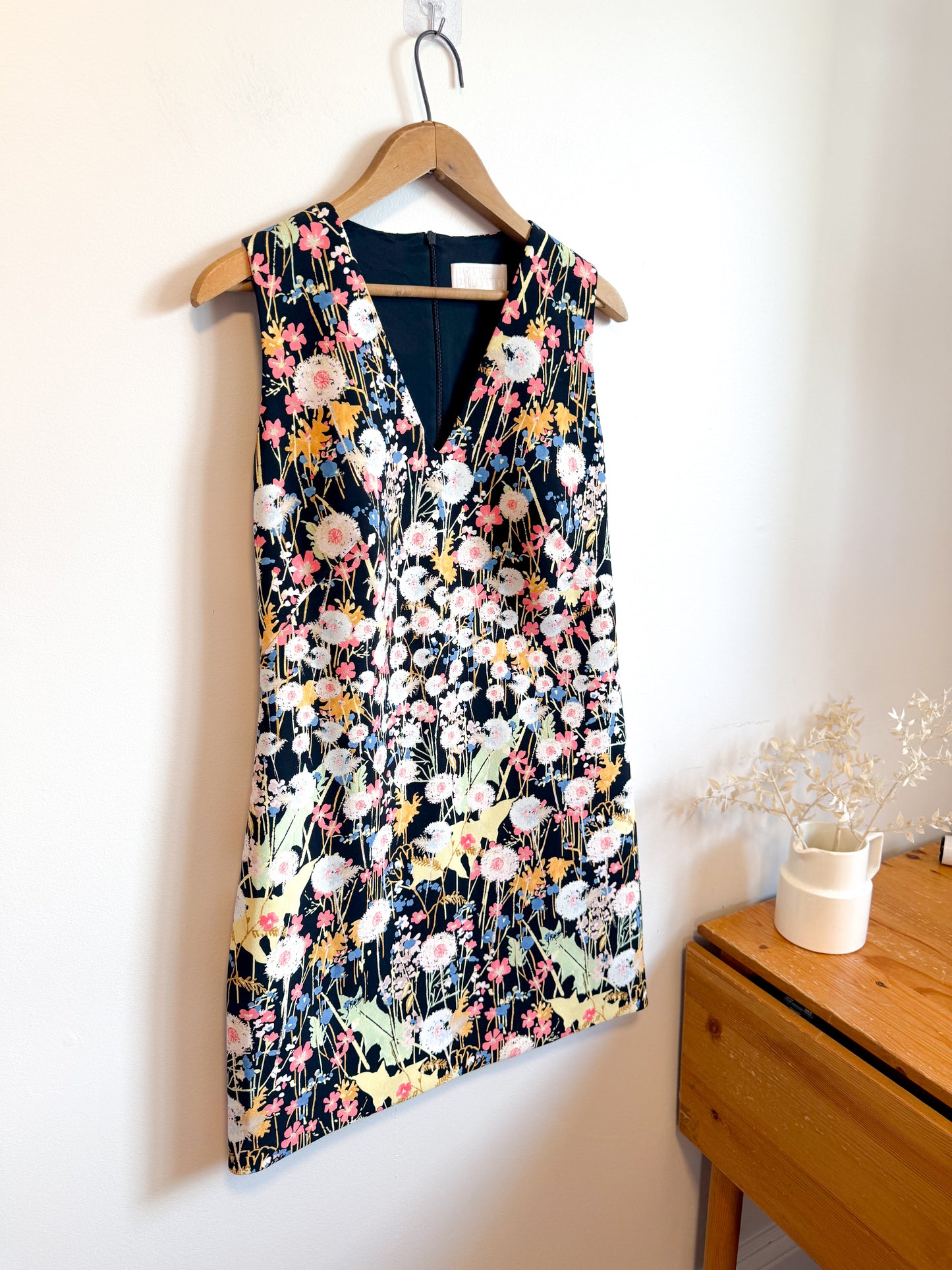 Peter Pilotto "Cady Dress V-Stam Floral Shift Dress" (Size L)