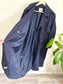 Vintage Navy Trench Coat (Size L)