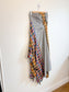 Anthropologie "Maeve Strapless Asymmetrical Midi Dress in Mixed Print" NWT (Size S)
