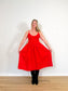 Torn by Ronny Kobo "Monica Dress in Red" (Size S/M)
