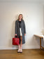 Vintage Long Cardigan in Grey (Size XL)