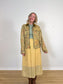 FLAX Linen Midi Skirt in Butter Yellow (Size L)