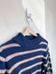 Madewell  Striped Metcalf Chunky Knit Sweater in Navy" (Size M/L)