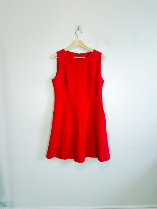 Spanx "Fit & Flare Dress in Red" (Size L)