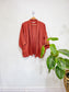 Only Child Slow Fashion "Cardiff Linen Work Jacket" in Terracotta (Size M/L)