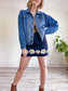 Vintage Denim Jacket (Size M/L)