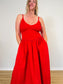 Torn by Ronny Kobo "Monica Dress in Red" (Size S/M)