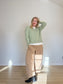 Anthropologie Design History Layered V-Neck Sweater (Size L)