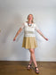 Banana Republic Crochet T-Shirt in Cream (Size M)