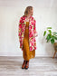 InWear Copenhagen Pink Floral Coat (Size M/L)