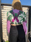Caroline Constas Linen Twist Front Crop Top NWT (Size S)