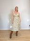Wilfred "Genoa Linen Midi Dress in Sage Green Floral" (Size XL)