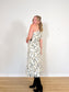 Lulus "Truly Tropic Cream Leaf Print One-Shoulder Midi Dress" NWT (Size L)