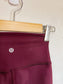 Lululemon Maroon Wunder Under High Rise Tight 25" NWT (Size 0)