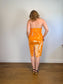 Caroline Constas Sequin Halter Dress in Orange NWT (Size M)