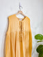 Daughters of India Slow Fashion Dress in Yellow Orange Hue (Size XL)